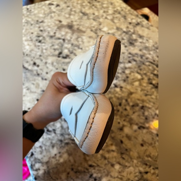 Talbots Women’s White Leather Loafers Nancy Square Toe Size 7.5 - Picture 5 of 9